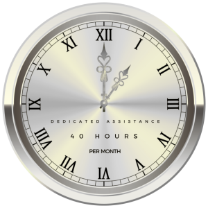 40 hours per month dedicated support package